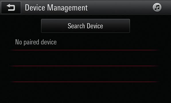 Telefon Trykk Telefon på startsiden for å gå til hovedsiden for telefon. Velg Søk enhet og følg instruksjonene for å pare en mobilenhet via Bluetooth.