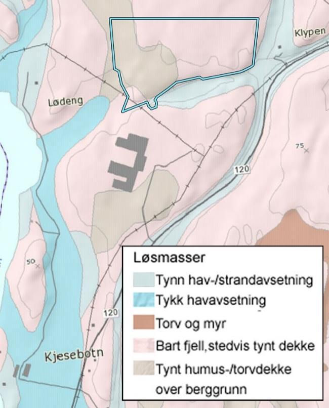 MOSS OG VÅLER NÆRINGSPARK, FELT 2 OVERVANN 5 2.1 Grunnforhold Berggrunnen i Våler er en del av det store sørnorske grunnfjellsområdet.