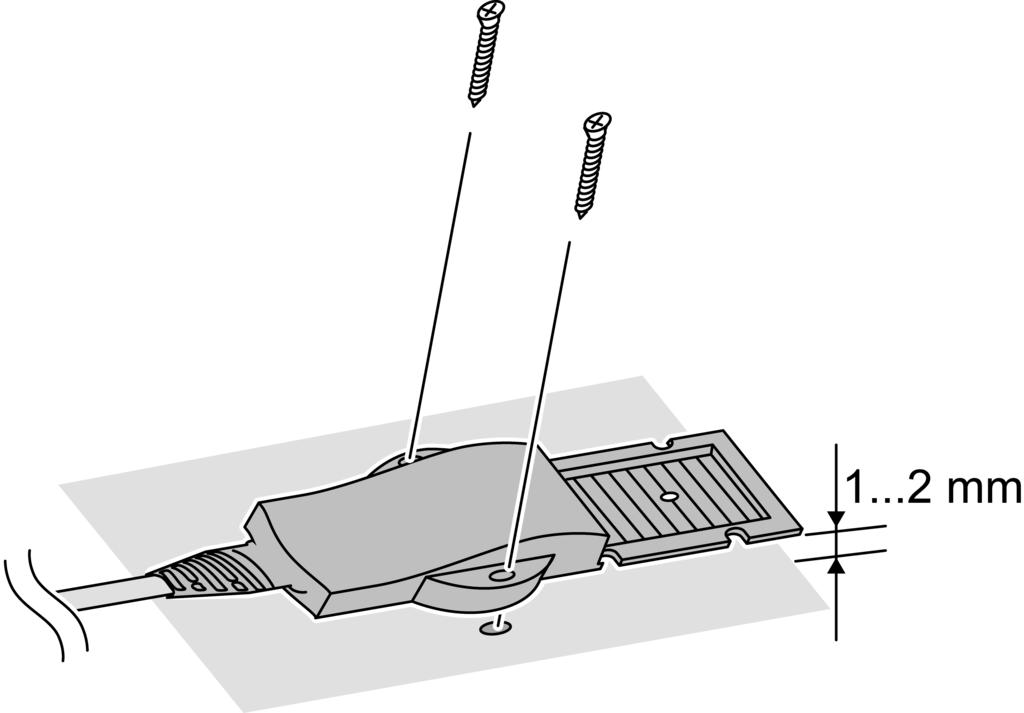 Bilde 4 Koble til lekkasjeføler Apparatet tilkobles direkte på en evalueringsenhet, f.eks. sensorgrensesnitt, og forsynes av den.