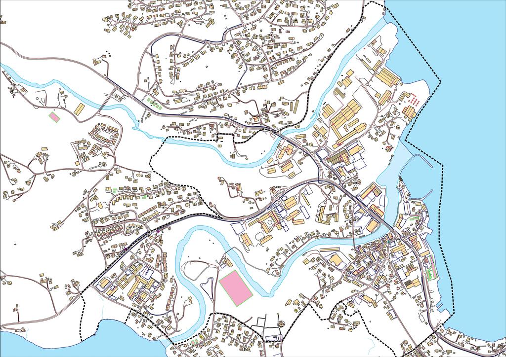 8 Planprogram for områderegulering av Kyrksæterøra sentrum - revidert høringsutkast FRIST 16. august 2019 3. Beskrivelse av planområdet Planområdet omfatter Kyrksæterøra sentrum.