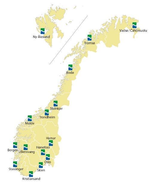 moderniseringsdepartementet Etablert i 1773 15 kontorsteder 793 årsverk i 2018