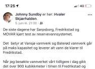 PRODUKSJONSREKORD VANSJØ VANNVERK: I uke 23 ble det gjennomført test av reservevannforsyningen.