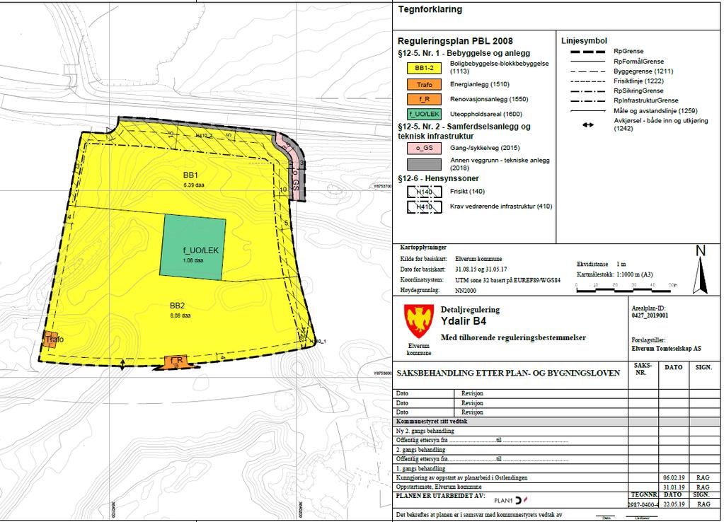 5 3. Beregningsgrunnlag Beregningene er foretatt ut fra Nordisk beregningsmetode for støy med beregningsprogrammet Novapoint Støy på bakgrunn av følgende: Digitalt kartgrunnlag SOSI-filer av