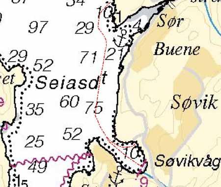 06/08 349 * Hordaland. Lysefjorden. Søvikvåg. Submarine pipelines. a) Delete anchor berth in position: 60 12.65 N, 05 23.