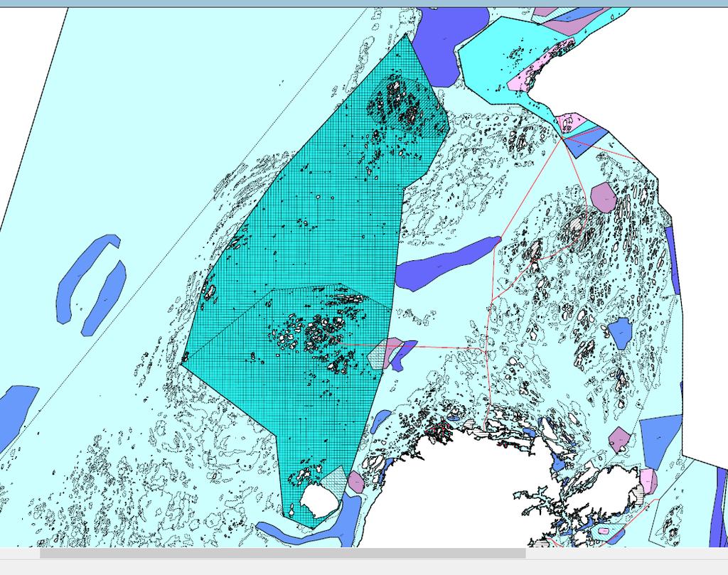 Kystplan Helgeland Plan med vesentlige konflikter i forhold til viktige verdier. Generell bruk av «det omvendte planprinsippet», d.v.s. «flerbruksområder i sjø» der akvakultur inngår.