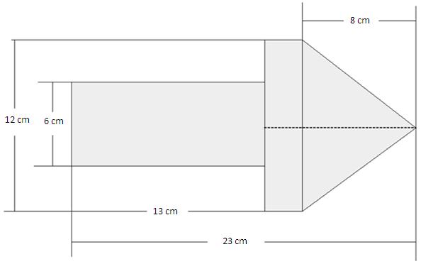 7.16 Figuren nedenfor viser en arbeidstegning.