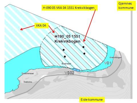 no Id 72658 gravfelt i Sevika (Gjemnes kommune) Fylkeskommunen skal kontaktes dersom inngrep vil påvirke kulturminnene.