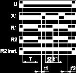 its/their initial state for the same timing duration T.This cycle is repeated indefintely until power supply removal.