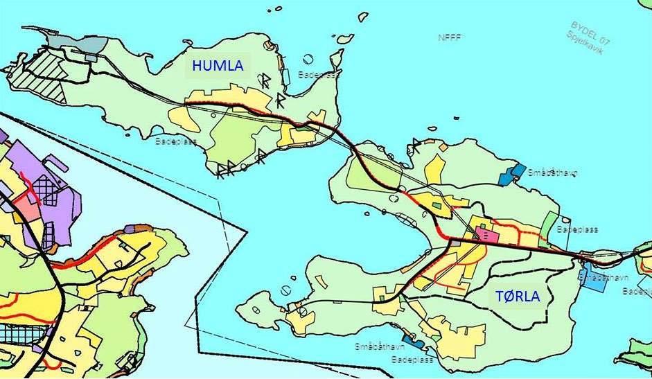 Figur 1: Gjeldende arealplan Nord - Ikke i målestokk Figur 2: Oversikt over