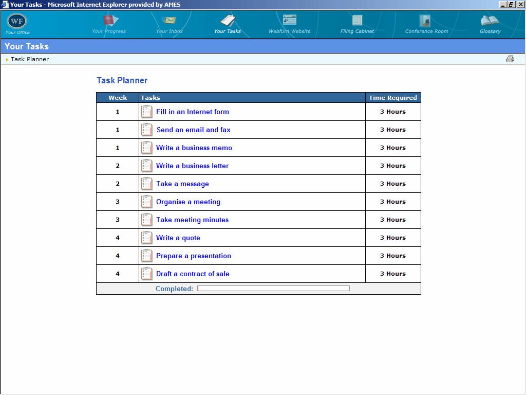 Design a Study Planner Reasons: To group and list all