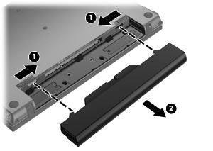 3. Ta ut batteriet (2).