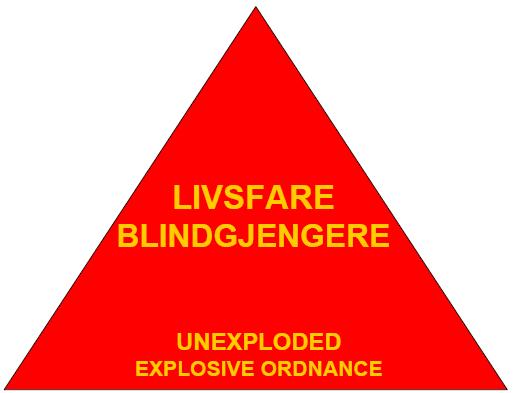 I spesielle situasjoner, innenfor avgrensede områder, kan det etableres midlertidig merking for å hindre ferdsel ved hjelp av sperrebånd, oppslag, og lignende.