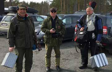 Fra Nesodden jeger og fiskerforening deltok Per Tjernshaugen, Kjell Marki og Sonja og Willy Johannessen.