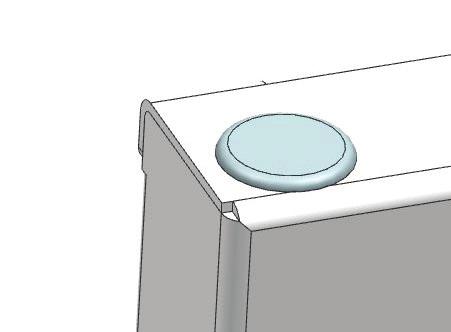 Løsne først skruen som holder låshaken (magnetlåsen) fast. Bruk deretter en fl at skrutrekker til å løsne dekkplaten. Monter låshaken (magnetlåsen) og dekkplaten igjen på motsatt side. 4.