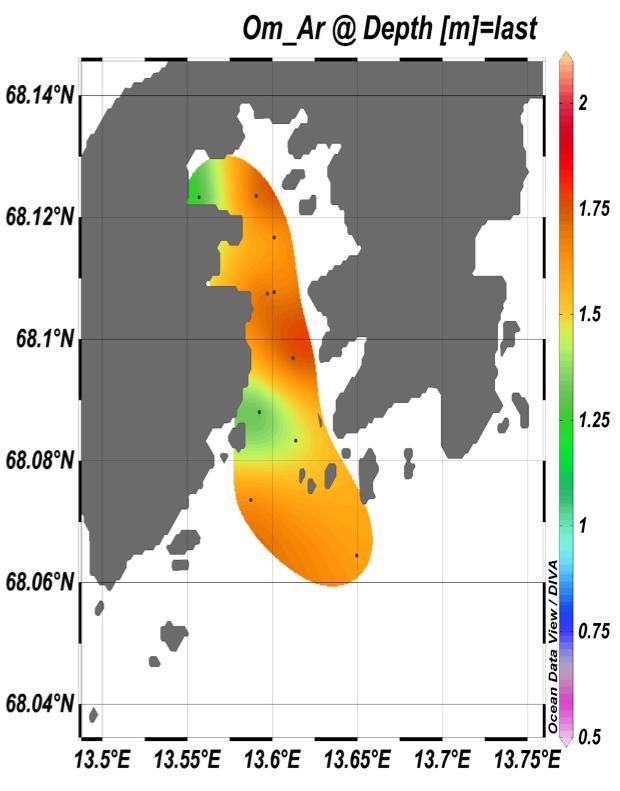 kystsystemet for å levere detaljerte trender og terskler for kritiske økosystemfunksjoner på kystnivå. Modellprognoser viste at de norske kystområdene er følsomme for forsuring.