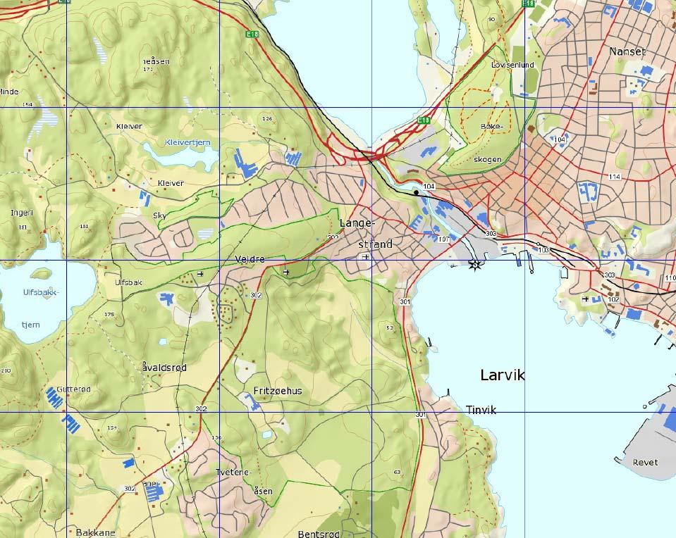 Side 3 1. Innledning På oppdrag fra Larvik kommune er vi engasjert til å gi geotekniske innspill til planarbeidet for 2 reguleringsplaner i Larvik, Martineåsen og Tenvik.