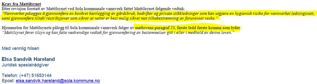 Froster VVS AS 17 Status i Norge Mattilsynet