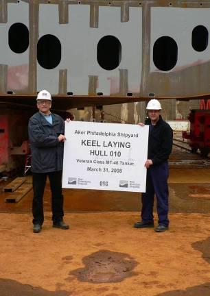 Aker Philadelphia Shipyard 1 Tanker new-build program on plan Continues to progress Four of twelve tankers delivered 27% man-hour improvement From first to