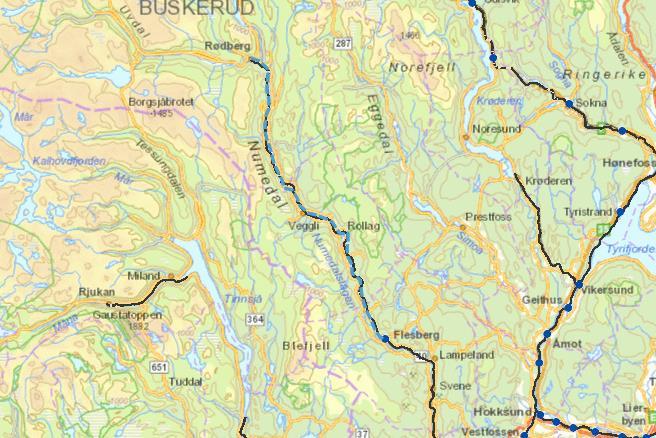 Side: 2 / 2 nedleggelse vil ikke påvirke dagens gdstrafikk på Numedalsbanen fr strekningen Kngsberg- Flesberg.