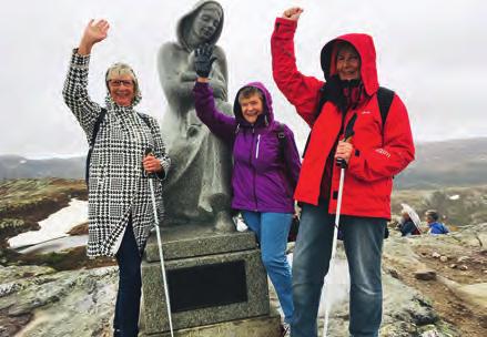 Og her mønstret også vår kjentmann fra LHL Sigdal, Svein Olav Tovsrud på. Med sin lo- kalkunnskap loset han oss fram med gode fortellinger.