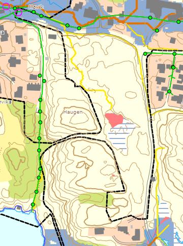 Krav til minste uteopphaldsareal (MUA) er 200 m 2 per bustadeining i samsvar med sone 3 i KPA og skal løysast innanfor bustadformåla og leike- og uteopphaldsareala.