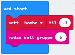 Sjekkliste Start et nytt PXT-prosjekt, for eksempel ved å gå til makecode.microbit.org (https://makecode.microbit.org/?lang=no). Hva betyr det å ha et tall som representerer en bombe?