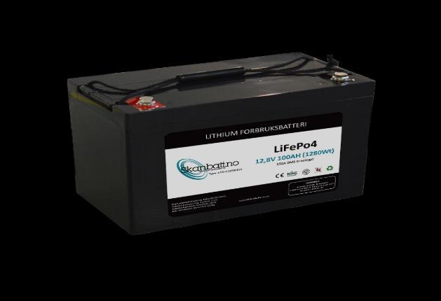LiFePo4 Lithium Batterier «Lav vekt og ekstrem ytelse» «minimum 2000 opp og