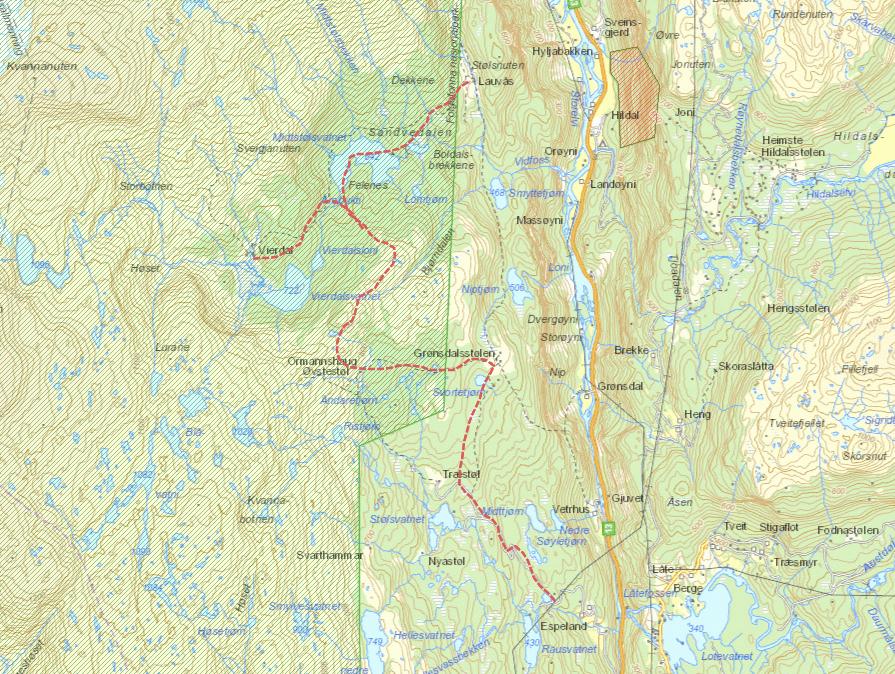 Lovheimel Saka gjeld motorferdsel i Folgefonna nasjonalpark. Verneforskrifta for Folgefonna nasjonalpark har eit generelt forbod mot motorisert ferdsle etter 3 pkt 6.1. Det er opning i 3 punkt 6.