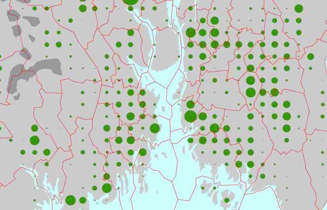 rute. Oslofjordområdet