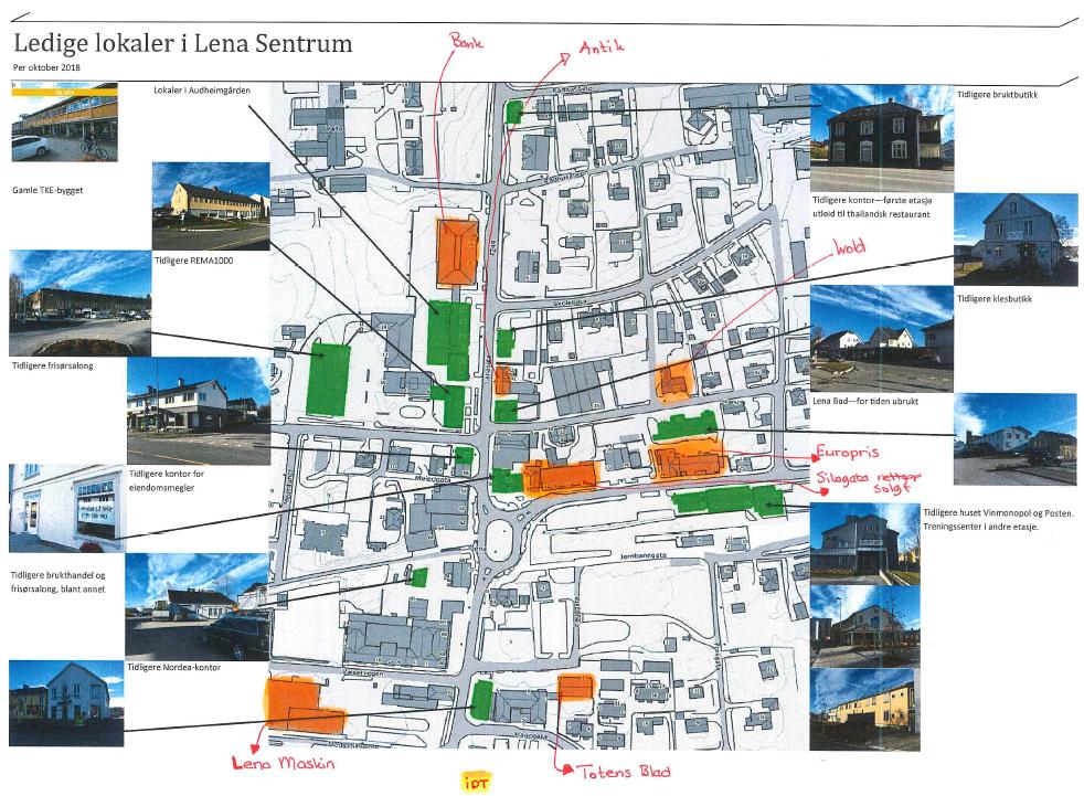 transportkrevende varehandel og/eller storvarehandel i tilknytning til sentrumsområdet er L5 (areal mellom Felleskjøpet og skysstasjonen). Arealet er fysisk ikke tilgjengelig.