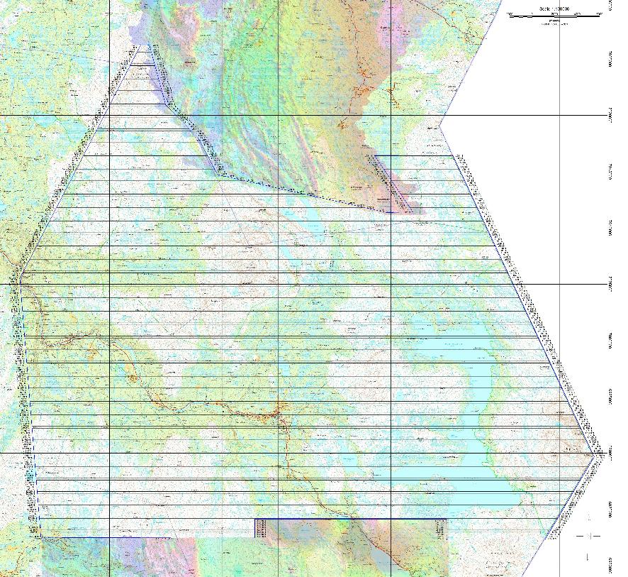 Kart som fulgte søknaden med område og strekninger for lavtflyvning. Saken er sendt på høring til Fylkesmannen i Trøndelag, reindriftsavdelingen og Saanti Sijte/Essand reinbeitedistrikt.