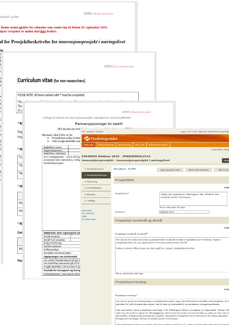 Praktiske opplysninger Norsk eller engelsk språk Vedlegg i PDF-format, maks 40 Mb filstørrelse.
