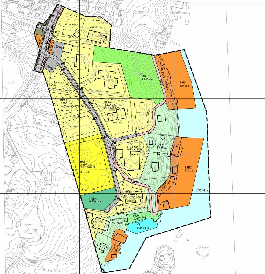 Luren, Foldnes GNR. BNR. med flere i Fjell Kommune.