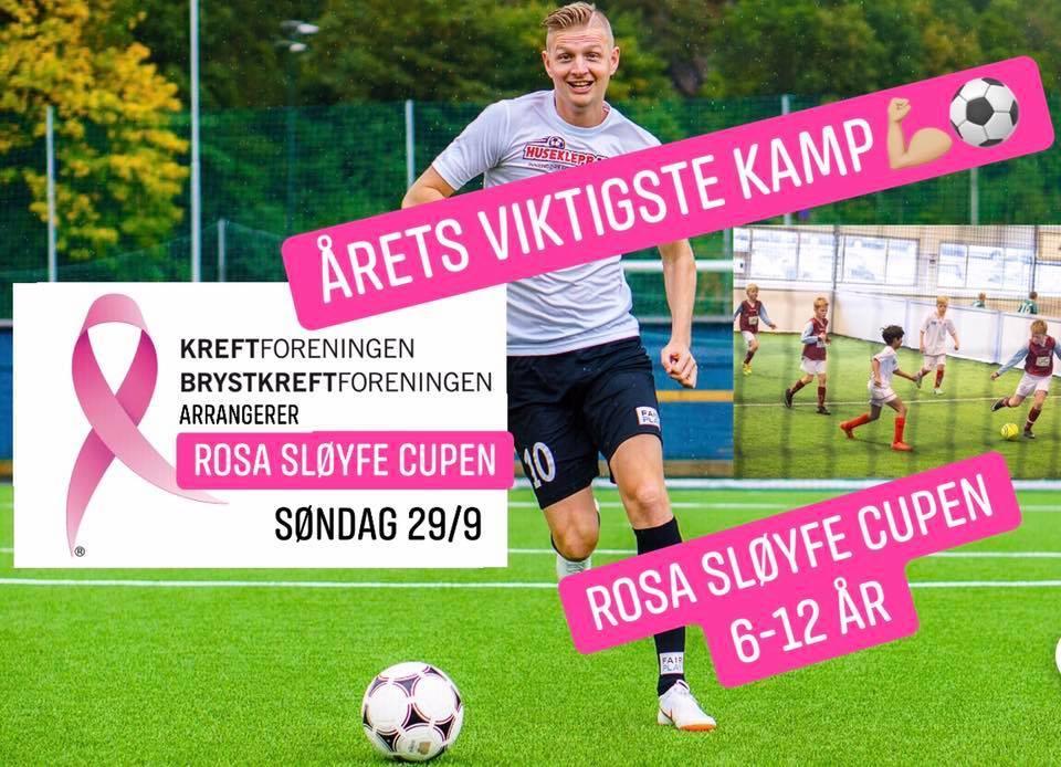 Vi minner om: ROSA SLØYFE CUPEN søndag 29/9 Se mer