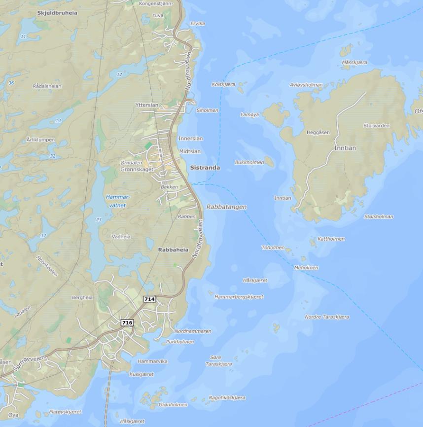 1. INNLEDNING 1.1 Bakgrunn Hensikten med planarbeidet er å tilrettelegge for bygging av nytt høydebasseng med tilhørende atkomst på Bergheia på Frøya. 1.2 Planområdet Planområdet ligger på Bergheia nord for Hammarvika i Frøya kommune.