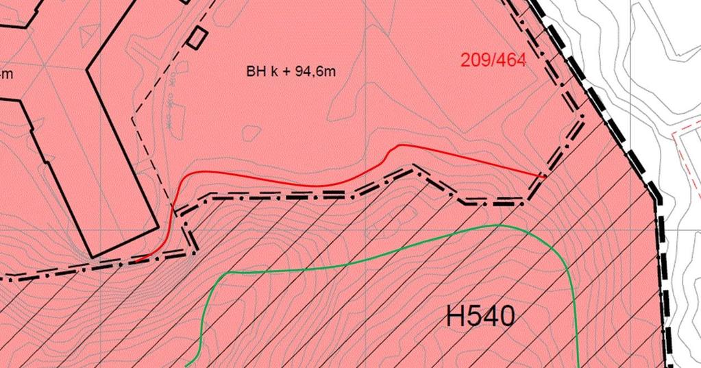 Forslagsstiller søker denne ivaretatt ved en hensynsone/byggegrense i øst på 4 meter.