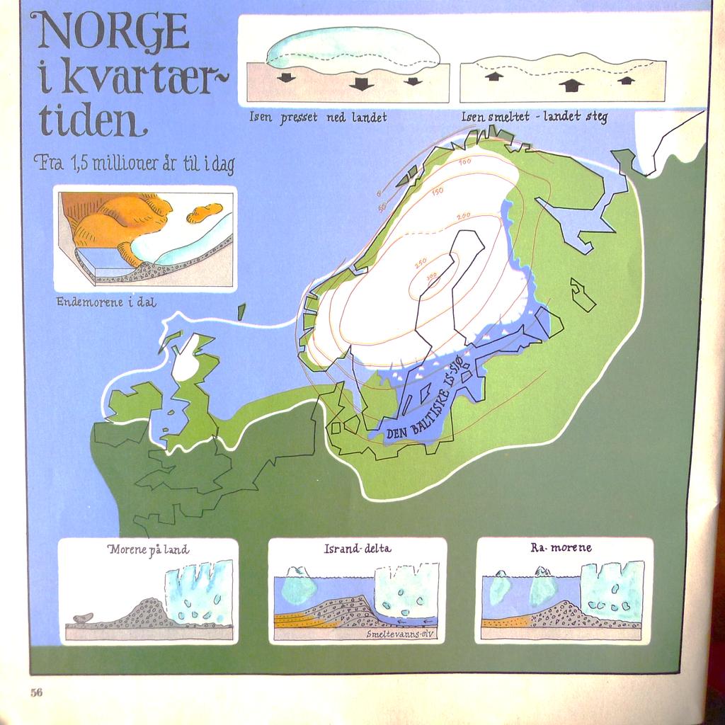 Leirjord Leirpartikler finnes bare der det har stått havvann. Under den marine grense.