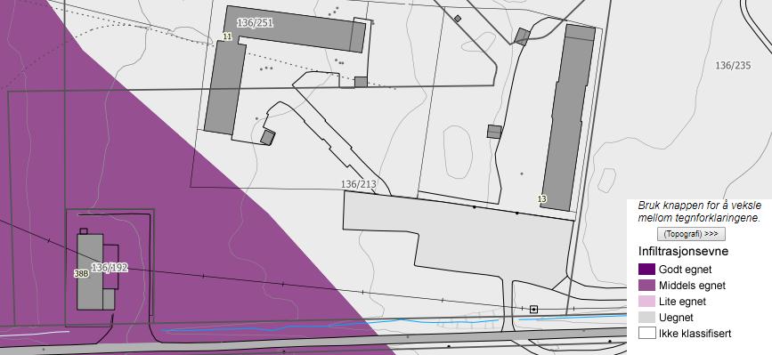 3.4. GRUNNFORHOLD Grunnforhold er basert på tilgjengelig kartdata fra NGU.