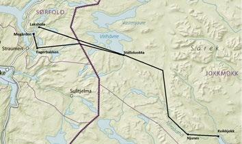 Fra Sørfjorden kunne man også gå en annen rute, nemlig til en gamme ved Øvre Veikvatnet. Dette vannet lå på norsk side rett vest for Vastenjávrre. Denne ruten ble vanligvis brukt vinterstid.