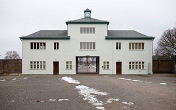 Tidligere inngang til Sachsenhausen fangeleir «Tårn A». Sachsenhausen minnested og museum. Foto: Friedhelm Hoffmann, Brandenburg Memorials Foundation.