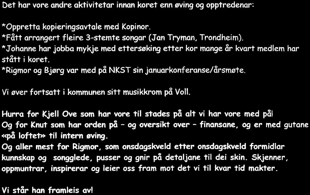 \/i øver for+sa+t i kommunen sitt musikkrom på Voll. Hurra for Kjell Ove som har vore til stades på alt vi har vore med på!