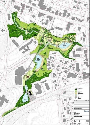 Eksempelsamling - Gang- og sykkelforbindelser, uteområder og offentlig transport Evjudalen knytter folk sammen i sentrum Bø har fått Telemark fylke sin tettstedspris for en frodig satsing i sentrum.