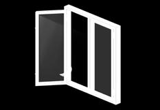 SIDESVING Sidesving er en svært populær vindusløsning. Den har samme funksjon som toppsving, men åpnes sideveis.
