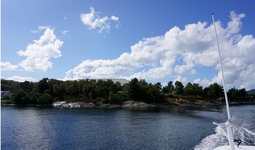 BN1 Drivhusvolum sett fra sjøen