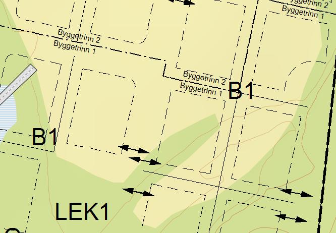 Planforslagets konsekvenser: Reguleringsplanen ved full realisering legger beslag på hele landbruksområdet.