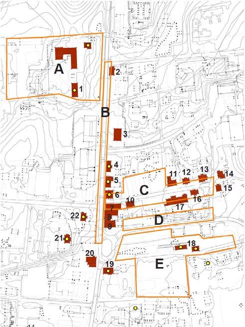 Lena Bad gnr 183 bnr 29 og Woldgården gnr 183 bnr 11 er historiske bygningene som ikke lenger er bevaringsverdig. Uttalelsene fra kulturminnemyndighetene må foreligge før bygningene kan rives.