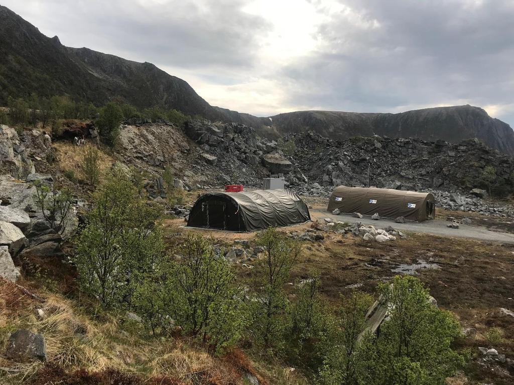 Figur 10. Det lokalt viktige massetaket i Børvågen.