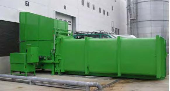 De kompakte stasjonære anleggene fra Varig Teknikk & Miljø AS leveres med flere størrelser innfylling, avhengig av type og volumen av avfall.