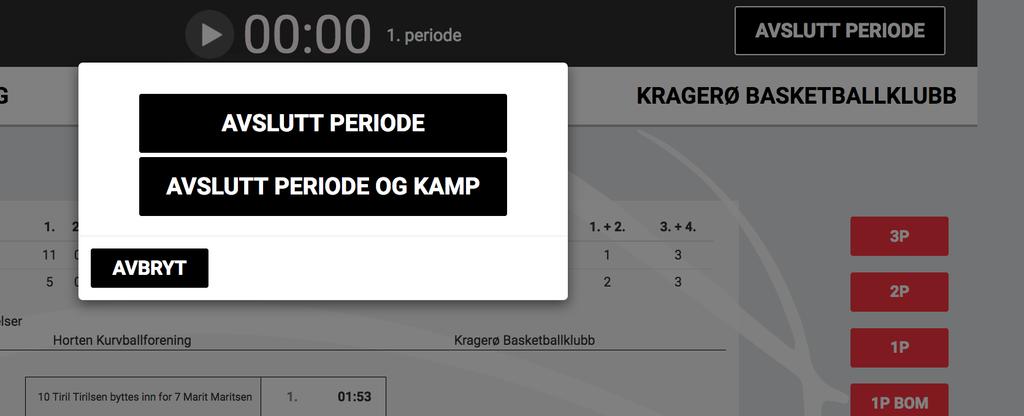 28. Korrigere feil via Logg: Hvis det er feil som er tidligere enn de siste 10 hendelsene så må man velge «Logg» nederst på hovedsiden for registrering.