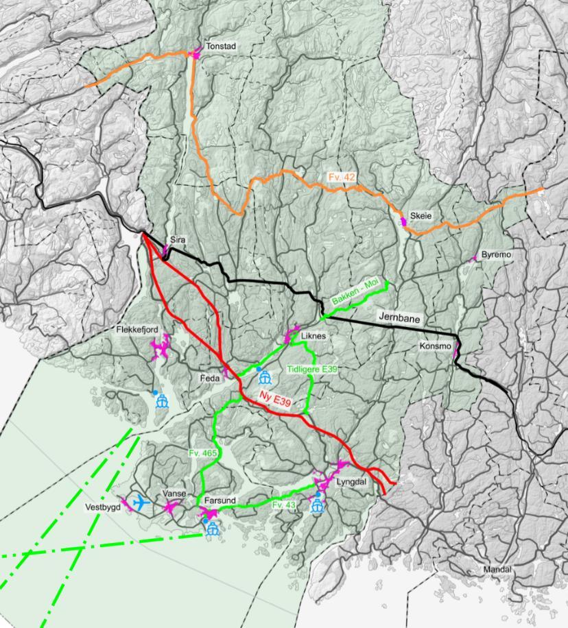 areal- og transportplanlegging som kan legge grunnlaget for at flere kan velge alternative transportformer som å ta buss eller tog, gå eller sykle.